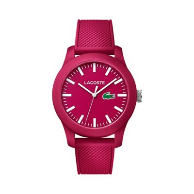 Men's red dial strap watch 2010793